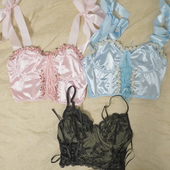Shein and ROMWE Set Bundle of 3 Corset Bustier Tops - Picture 1 of 6